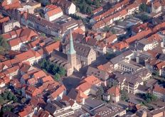 Luftbild Hameln, Marktplatz