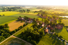 Dorf, Landschaft, Natur, ländlicher Raum