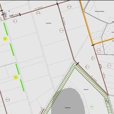 Flurbereinigung, Wege- und Gewässerplan