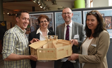 Staatssekretärin Birgit Honé, Prof. Dr. Axel Priebs, Landesbeauftragte Leine-Weser Karin Beckmann