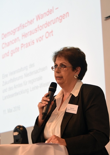 Staatssekretärin Birgit Honé