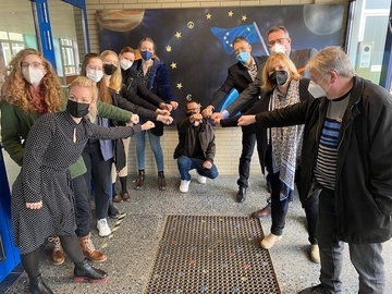 Enthüllung der Graffiti-Kunstwerke am Gymnasium Alfeld