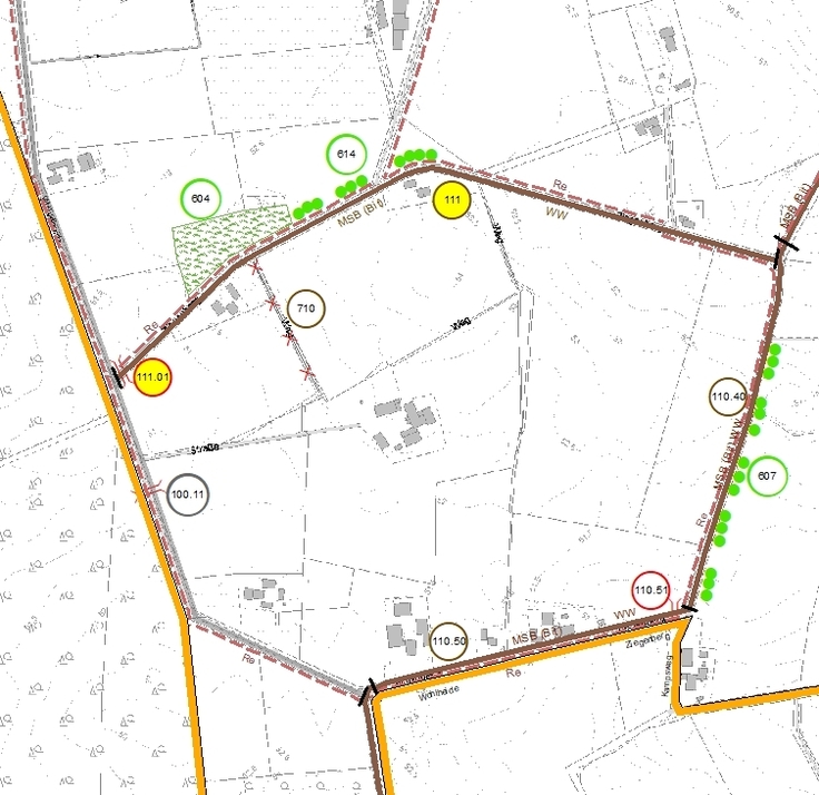 2. Planänderung des Wege- und Gewässerplanes