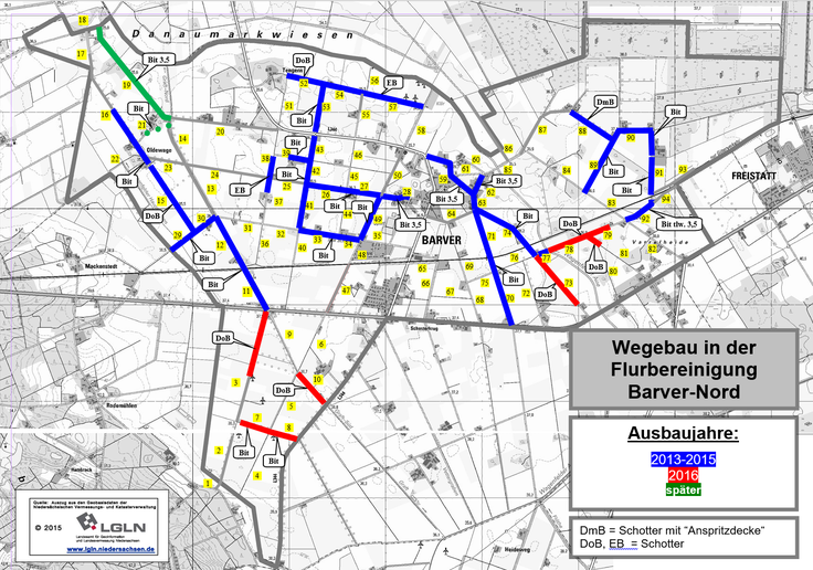 Wegebau in der Flurbereinigung