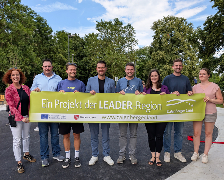 Der neue Sportpark in Empelde wurde durch das LEADER-Programm gefördert
