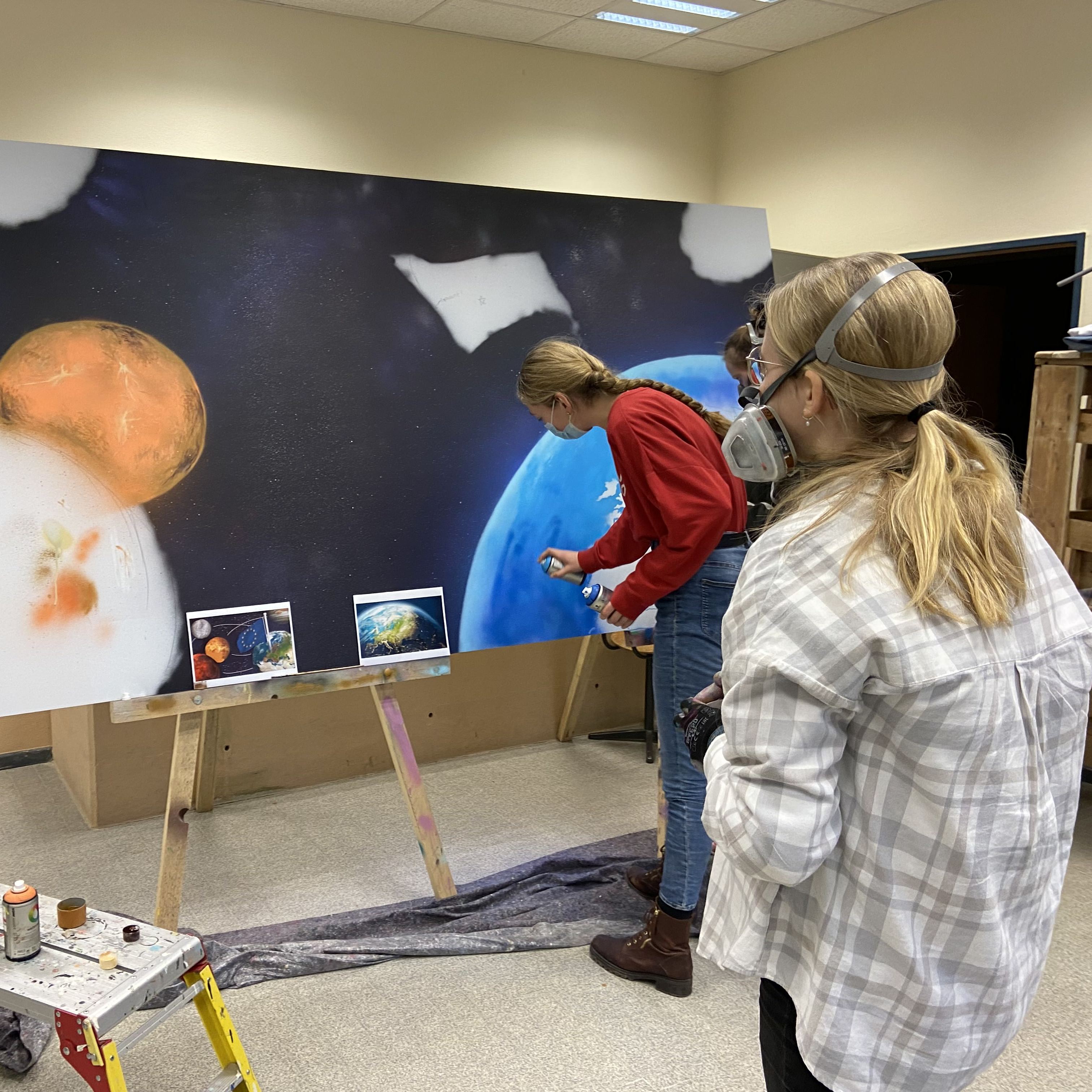 Workshop-TeilnehmerInnen bei der Arbeit
